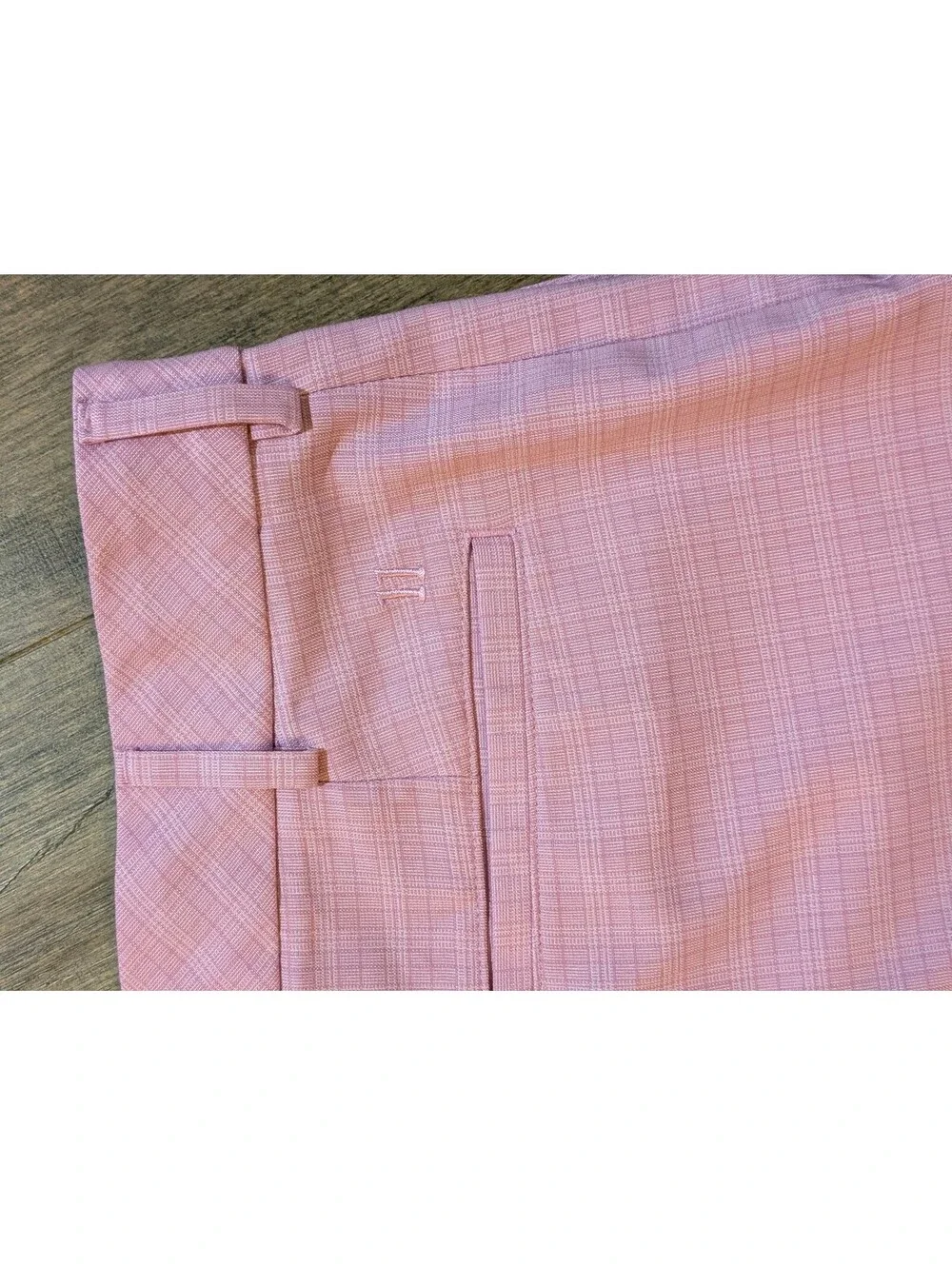 Walter Hagen Golf Shorts Men's Size 40 Pink Performance Flat Front 9